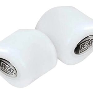 Tampons de protection R&G RACING Aero – blanc Suzuki Hayabusa