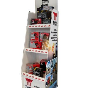 Présentoir batteries YUASA