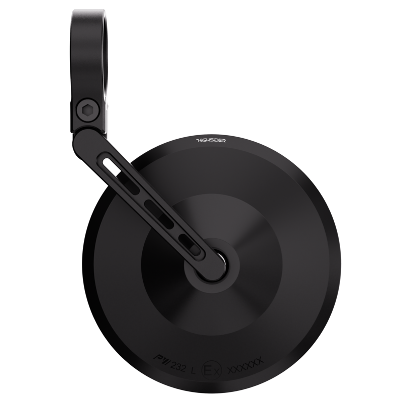 Rétroviseur d’embout de guidon HIGHSIDER pro Montana-Blast – noir – l&rsquo;unité