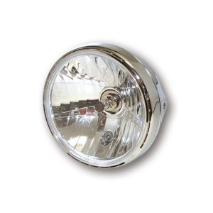 Phare SHIN YO Reno 2 7&Prime;  chrome verre clair