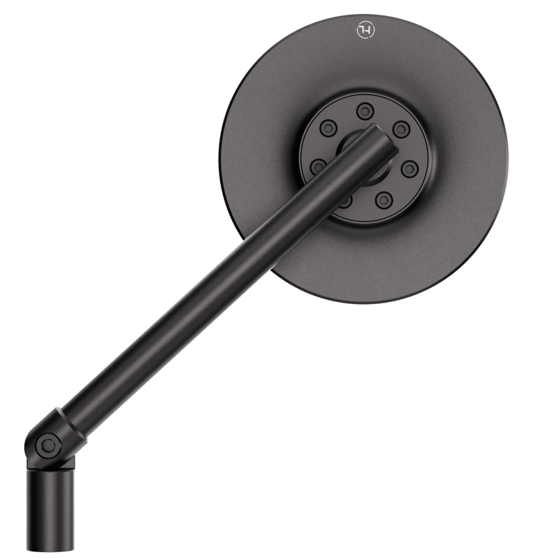 Rétroviseur sur guidon HIGHSIDER pro Conero Black Edition – noir