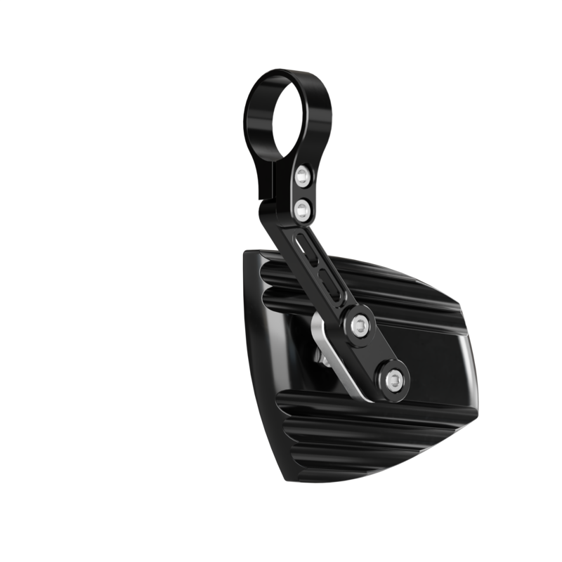 Rétroviseur embout de guidon HIGHSIDER pro Wave – noir/argent