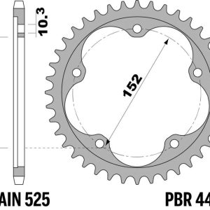 Couronne PBR acier renforcé – 525