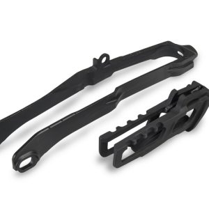 Kit patin de bras oscillant + guide chaîne UFO – noir Honda CRF250/450R/RX