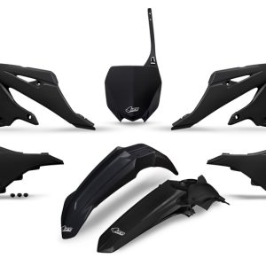 Kit plastiques UFO – noir Yamaha YZ125/250