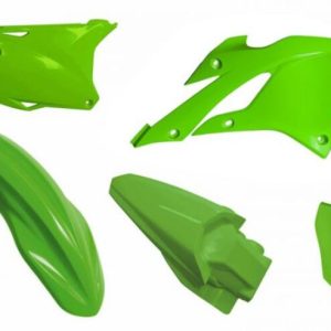 Kit plastiques RACETECH – couleur origine (22) Kawasaki KX85/112