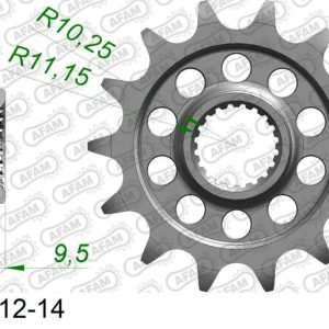 Pignon AFAM acier standard – 520