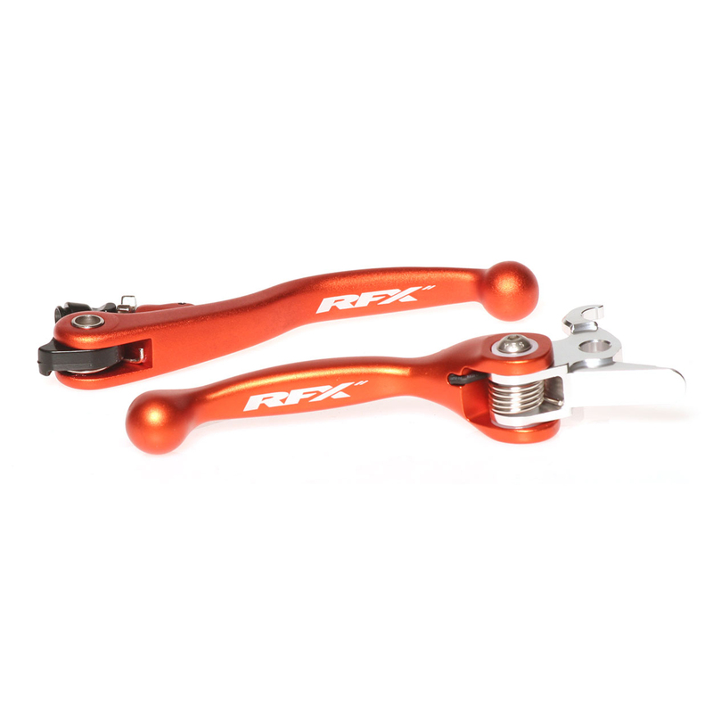 Jeu de leviers retournables forgés RFX Race Series – orange – freins Brembo / embrayages Magura