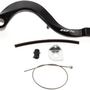 Pédale de frein RFX Pro Series – embout fixe – noir / titane
