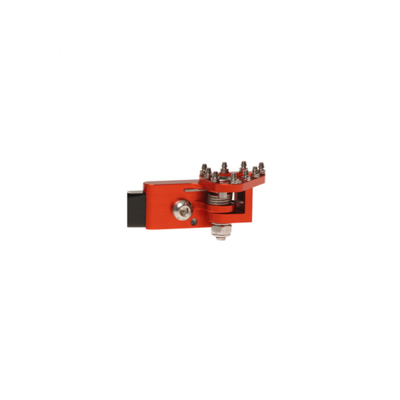 Embout repliable CNC de pédale de frein RFX Pro Series – orange