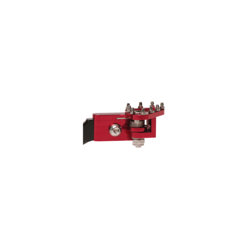 Embout repliable CNC de pédale de frein RFX Pro Series – rouge