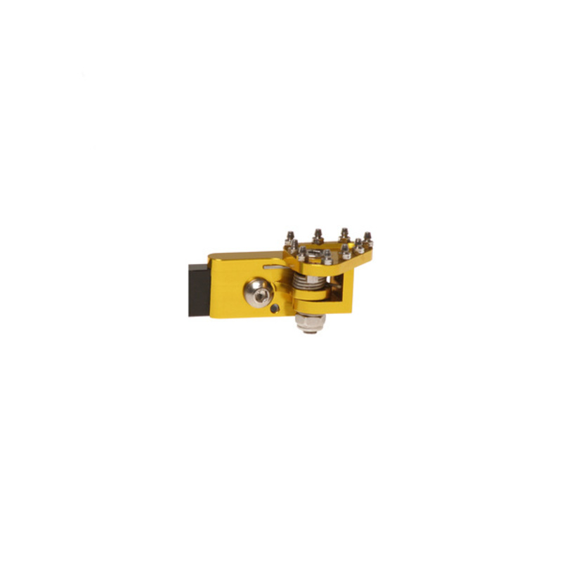 Embout repliable CNC de pédale de frein RFX Pro Series – jaune