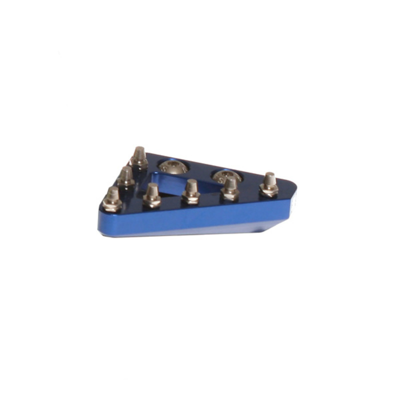 Embout fixe CNC de pédale de frein RFX Pro Series – bleu