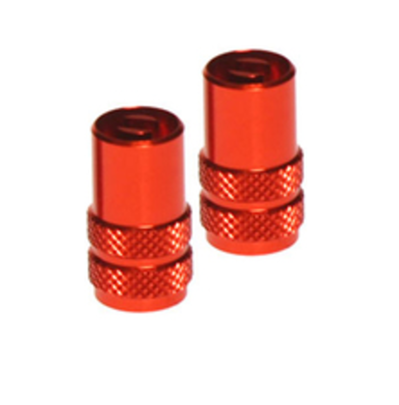 Capuchons de valve RFX Sport Series avec clé de valve 2pcs - orange