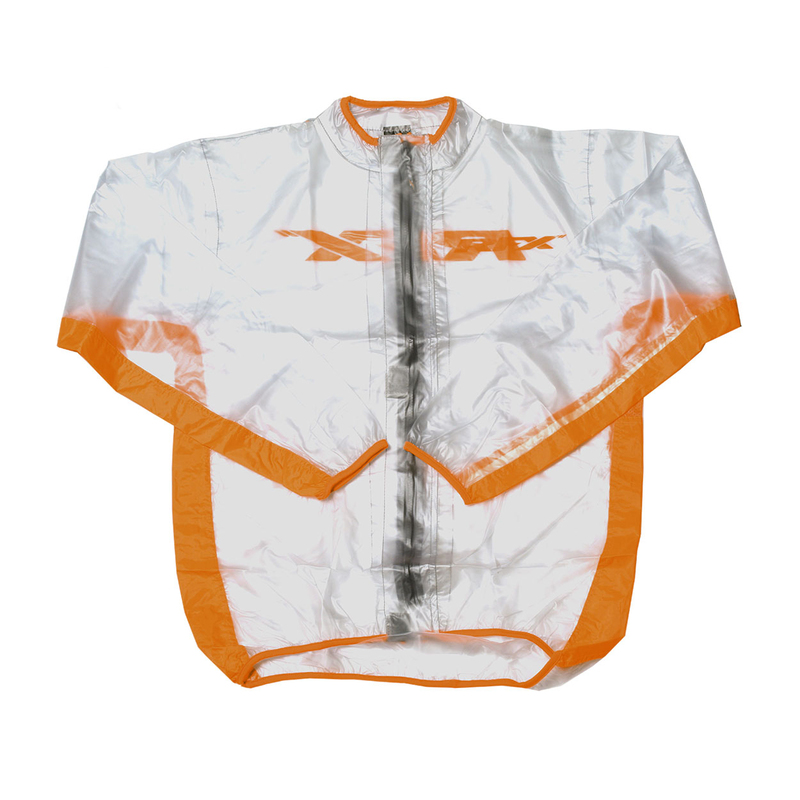 Veste de pluie RFX Sport Series – taille XS – transparent/orange
