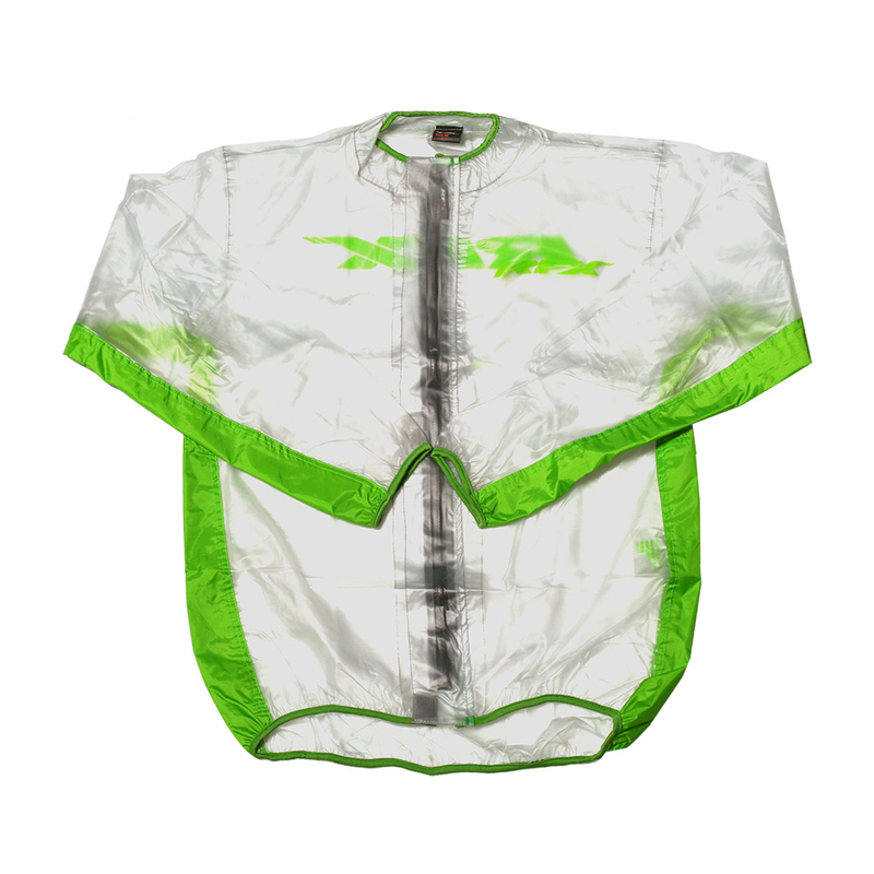 Veste de pluie RFX Sport Series – taille M – transparent/vert