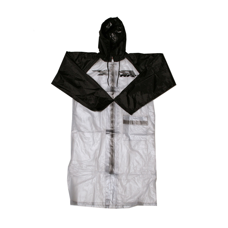 Imperméable long RFX Race Series – taille M – transparent/noir