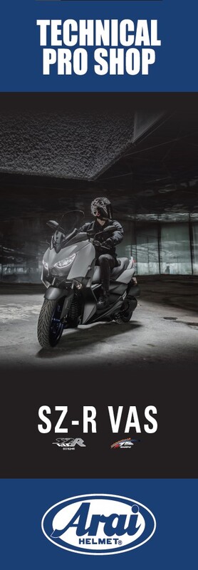 Bannière magnétique ARAI SZ-VAS 49x140cm