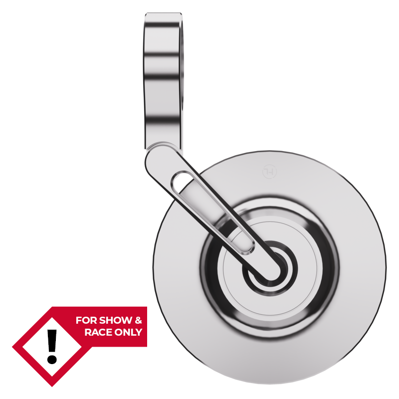 Rétroviseur embout de guidon HIGHSIDER pro Conero-XS universel – chromé