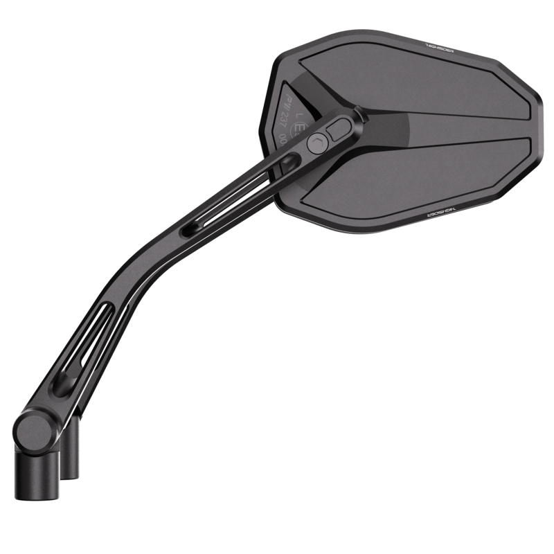 Rétroviseur de guidon HIGHSIDER pro Victory-Slim – noir – la paire