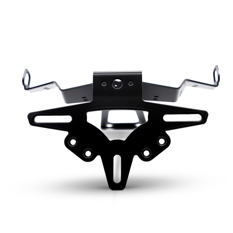 Support de plaque R&G RACING noir – Ducati Hypermotard 950 (échappement unilatéral uniquement)