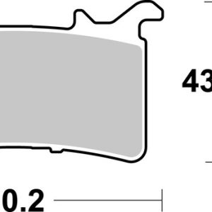 Plaquettes de frein BREMBO route/sport métal fritté – 07GR99SR