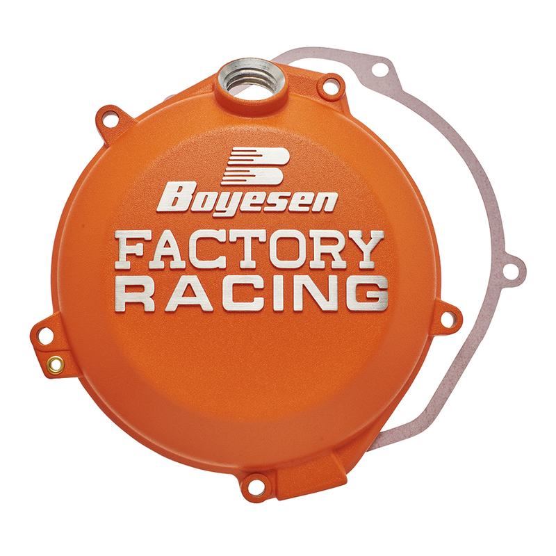 Couvercle de carter d’embrayage BOYESEN Factory Racing orange – KTM SX85
