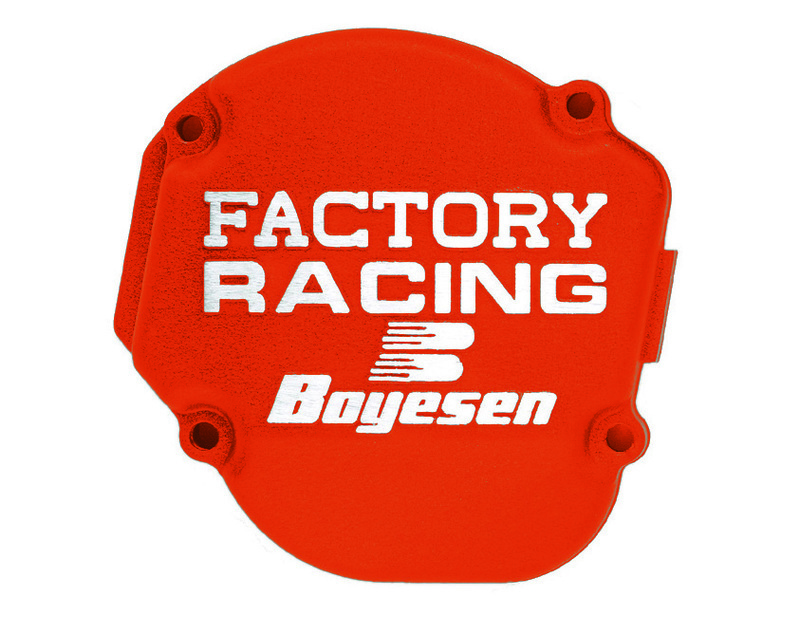 Couvercle de carter d'allumage BOYESEN Factory Racing - rouge