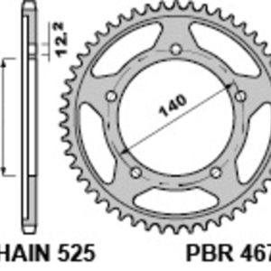Couronne PBR acier standard – 525