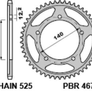 Couronne PBR acier standard – 525