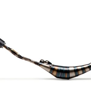 Pot d’échappement YASUNI Carrera 16/07 noir brillant Minarelli 70cc Homologué