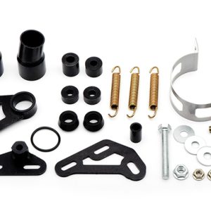 Pot d’échappement YASUNI Carrera 16/07 rouge brillant Minarelli 70cc Homologué