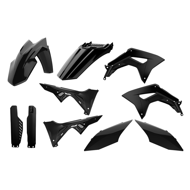 Kit plastique POLISPORT noir – Honda CRF 150L
