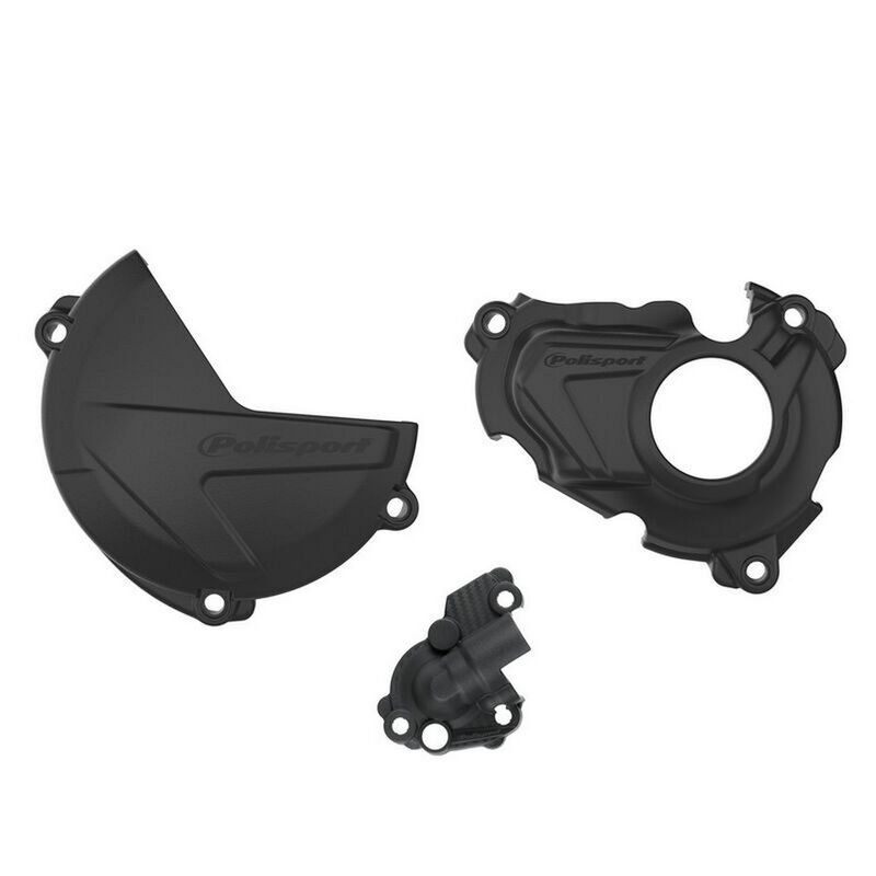 kit protection de carter d’embrayage, d’allumage et de pompe à eau POLISPORT – Yamaha YZ 250 FX (20-23)