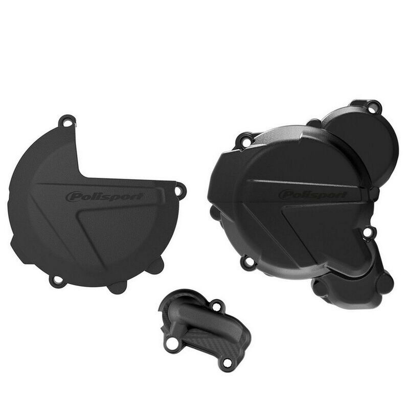 kit protection de carter d’embrayage, d’allumage et de pompe à eau POLISPORT – KTM 250 / 300 EXC / XC-W (17-22)