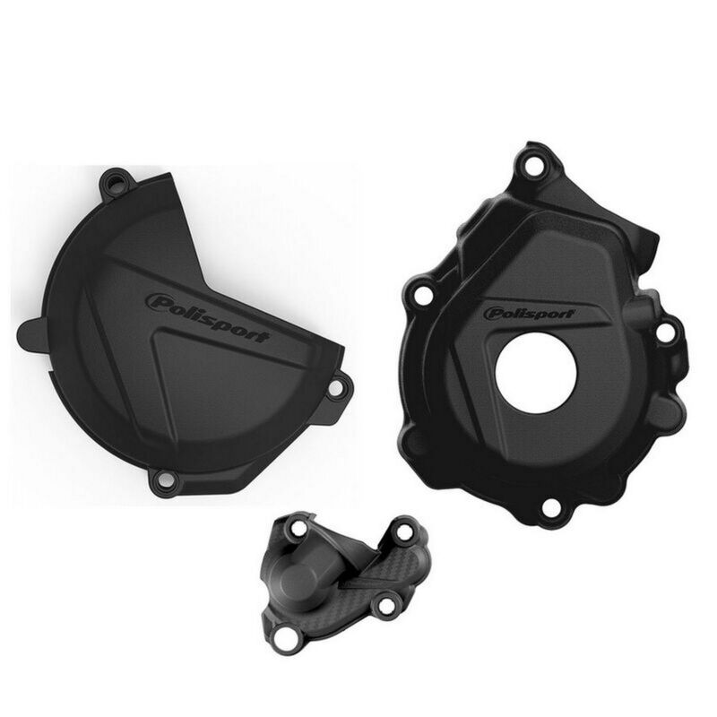 kit protection de carter d’embrayage, d’allumage et de pompe à eau POLISPORT – KTM 250 / 350 XC-F / SX-F