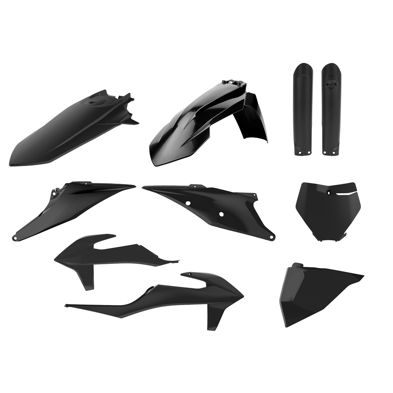 Kit plastique POLISPORT noir – KTM SX/SX-F