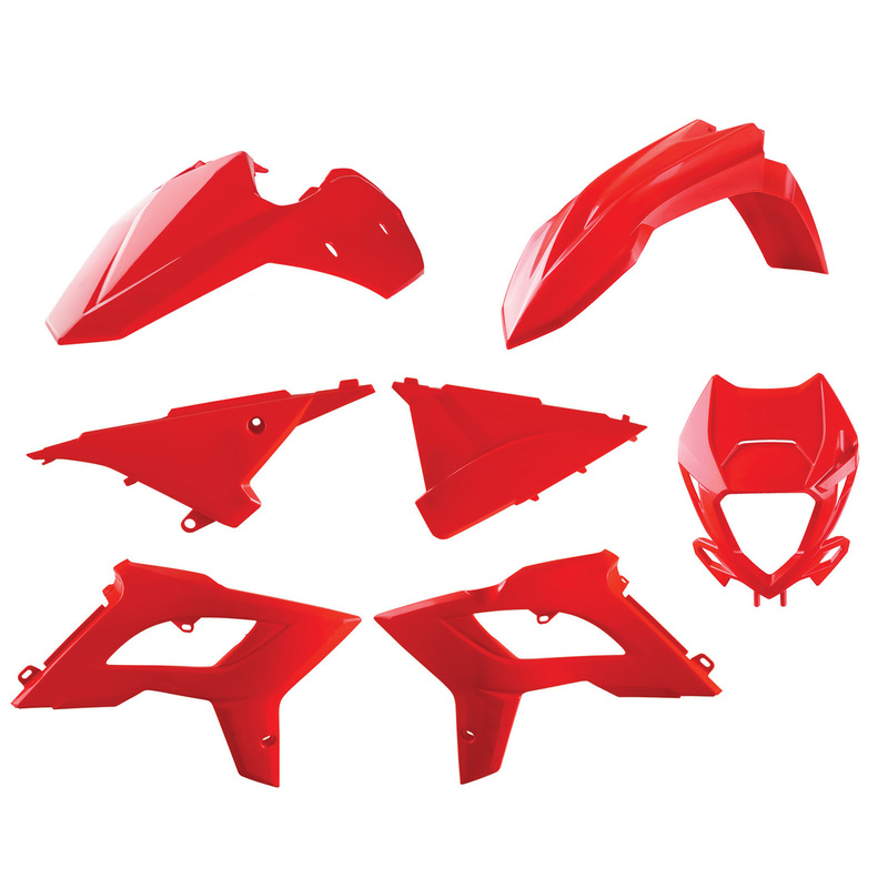 Kit plastique POLISPORT rouge – Beta RR 2T/4T