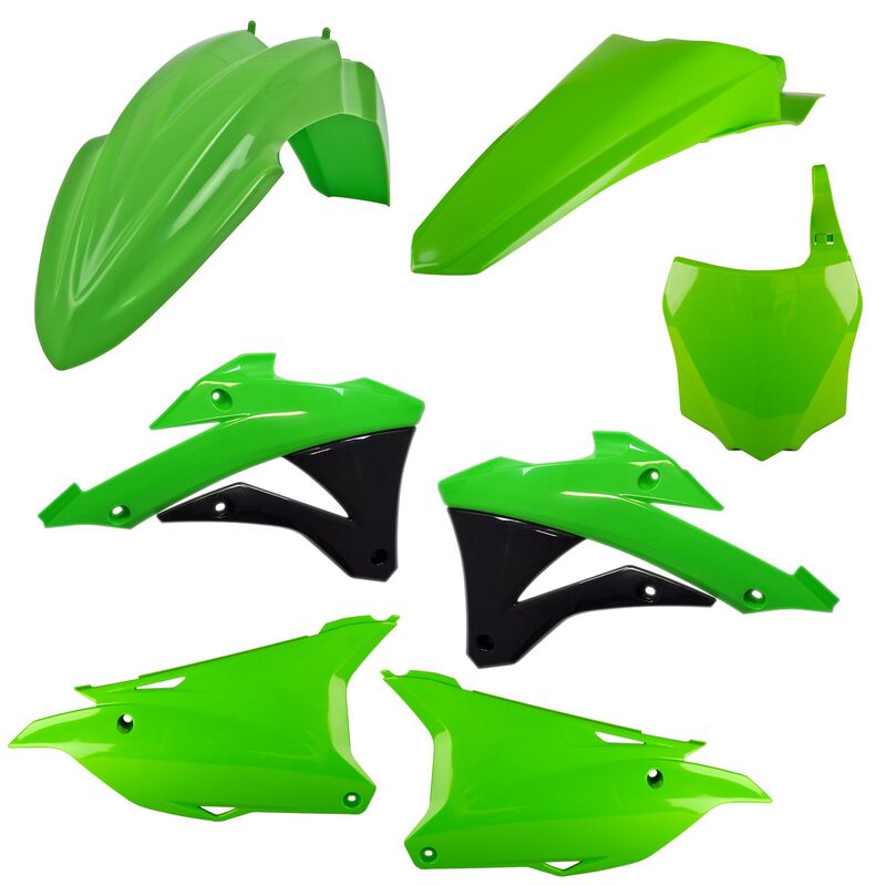 Kit plastiques POLISPORT couleur origine – Kawasaki KX 85 (92)