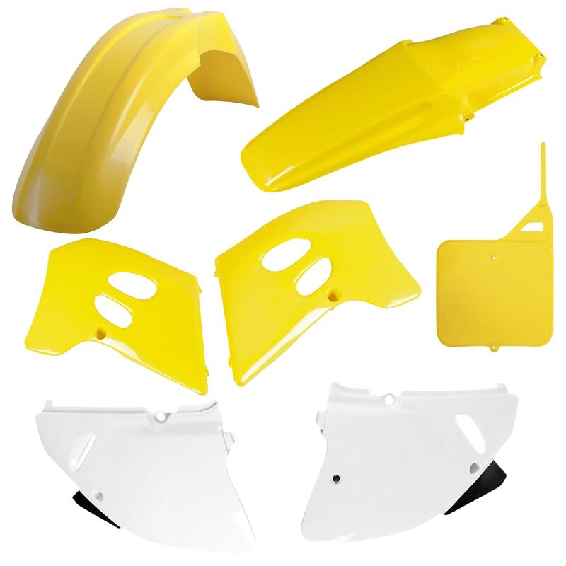 Kit plastiques POLISPORT couleur origine – Suzuki RM 125 (93-95)