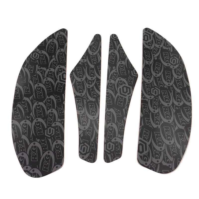 Kit grip de réservoir 4 pièces R&G RACING Race Grip – noir