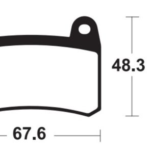 Plaquettes de frein TECNIUM Performance métal fritté – MF433