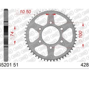 Couronne AFAM Acier Standard – 428