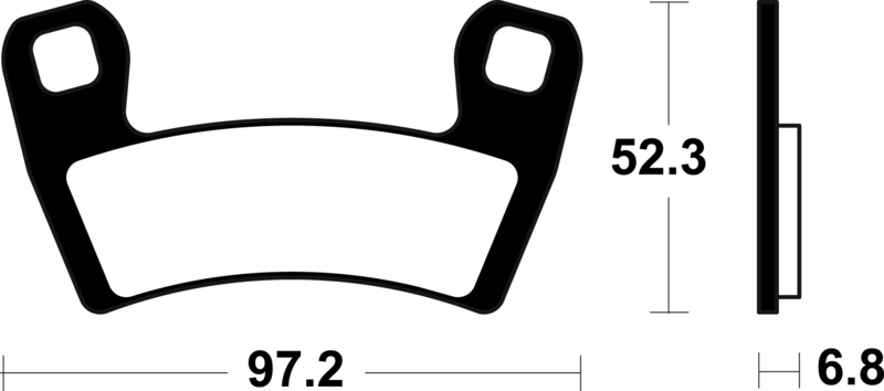 Plaquettes de frein TECNIUM MX/Quad métal fritté - MO470