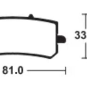 Plaquettes de frein TECNIUM métal fritté – MTR462
