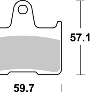 Plaquettes de frein BREMBO métal fritté – 07KS06SP