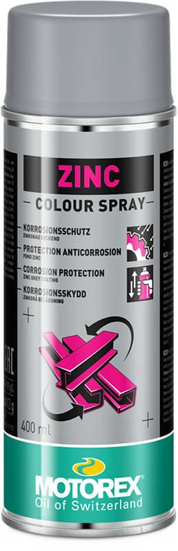 Vernis zinc MOTOREX Colour Spray Zinc – 400ml