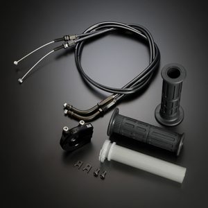 Kit poignée de gaz et support de câbles YOSHIMURA pour carbu TMR-L / FCR-L – 115mm