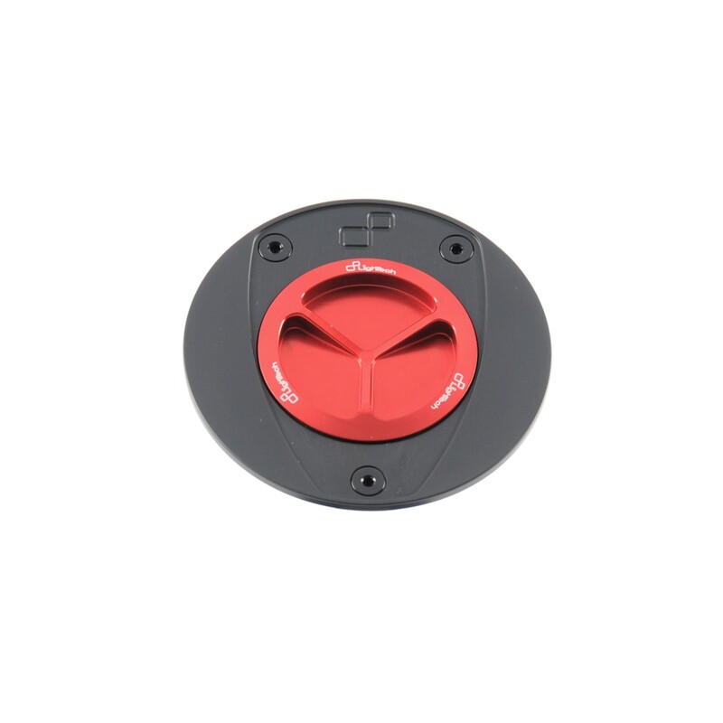 Bouchon de réservoir LIGHTECH – A vis – Rouge