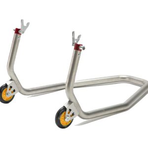 Béquille de stand LIGHTECH – Arrière – supports « V » – Inox